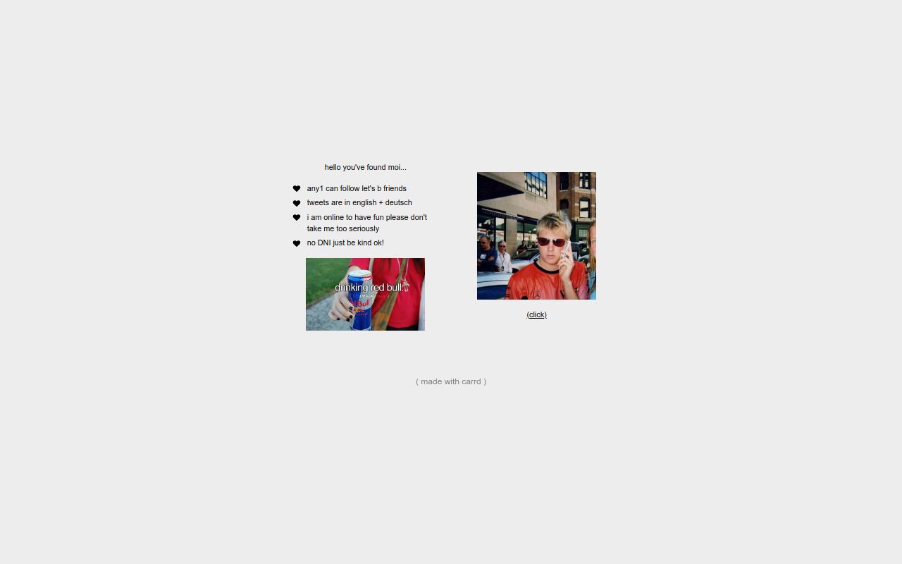 Carrd profile picture for @haas